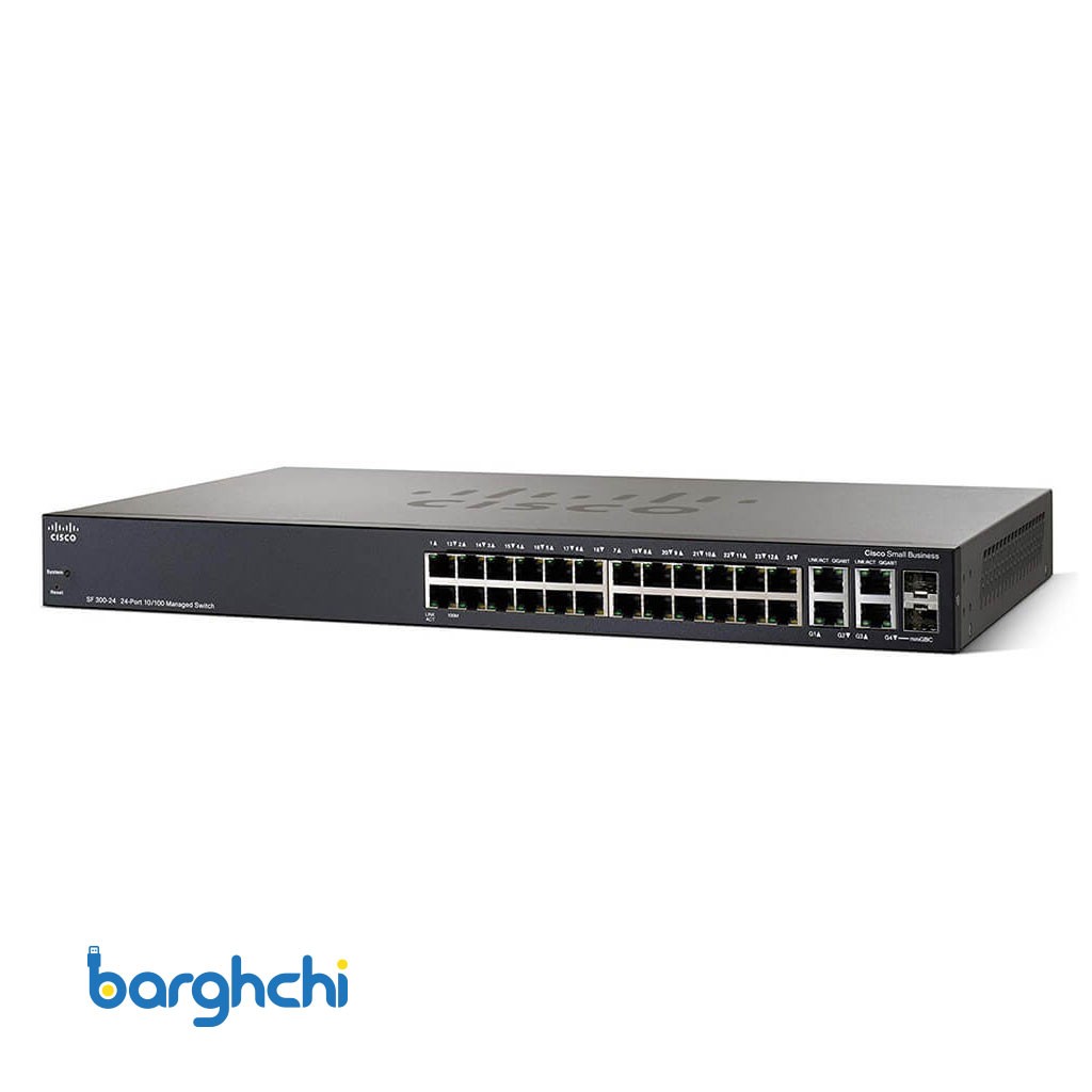 سوئیچ سیسکو مدل SF300 24Port POE